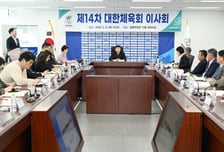 대한체육회 제14차 이사회 개최 '회원종목단체 가입·등급 심의 등 4개 안건 심의·의결'