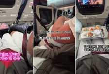 비행기 안 거구 쩍벌남과 13시간 초밀착…"내 어깨 쿠션처럼 쓰더라"