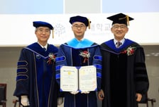 명지대, 위위에 중국 교육그룹 이사장에 명예 행정학박사 학위 수여