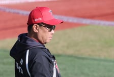 [포토] 이범호 감독 '부상만은 조심...'