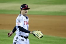 [포토] 웰스 '내 피칭 만족해'