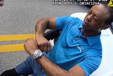 "대통령과 얘기 중이었다" 약물 운전 타이거 우즈 '동공 확장→횡설수설'... 충격적 체포 모습 공개