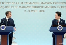 한불 정상회담…李 "에너지 공동 대응" 마크롱 "호르무즈 재개돼야"