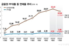 "부동산PF 연착륙 이상 無"'…부실 규모 3Q 연속 줄고, 연체율 개선