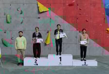 노윤서, 회장배 전국 청소년 스포츠클라이밍대회 여자 중등부 리드·스피드 1위