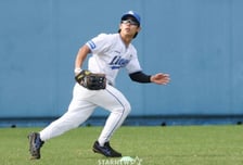 "이재현 휴식·김성윤 추가 검사 받는다" 한숨 돌린 삼성, 선발 전원 좌타자 라인업 공개 '2번 함수호 전진 배치' [수원 현장]