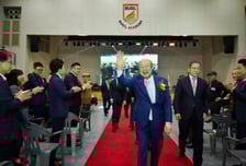 김승연 회장, 북일고 개교 50주년 행사 참석…"국가 인재 양성하자"