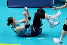 [포토] 권민지, 자빠져도 환호는 해야