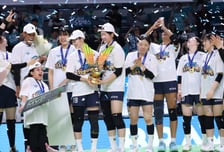 [포토] MVP 실바 '딸 시아나와 기쁨 만끽'