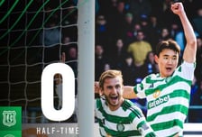 홍명보호 다녀오니 더 날카롭다! 양현준, 시즌 9호골 쾅+퇴장 유도까지 '만점 활약'... 셀틱, 던디에 2-1 승리