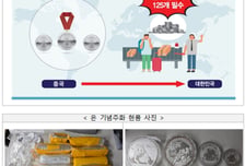 어르신 가방 속 가락지·주화 '빽빽'...은값 3배 뛰자 밀수 '폭발'