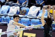 [포토]'이건 터치아웃!' 정지석