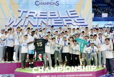 [포토]'우승의 기쁨은' 러셀도 료헤이도 함께