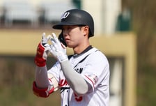 '키움서 방출→치어리더와 결혼→울산 웨일즈행' 변상권, 3타점 싹쓸이 적시 3루타 폭발! 2연승 질주