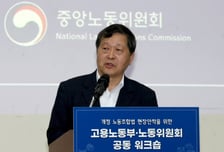 중노위원장 "원청의 사용자성 인정, 임금인상과 별개"