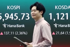 "이란, 합의 간절히 원해" 트럼프 발언에...코스피, 5900선 회복