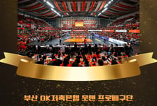 '성공적 연고 이전' OK저축은행 배구단, V-리그 시상식 공로상 수상
