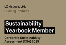 LX하우시스, S&amp;P 글로벌 '지속가능성 연례보고서' 2년 연속 등재