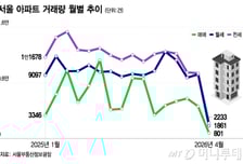 "집 안 팔려" 진짜였네…서울 아파트 거래량 심상치 않다