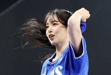 [포토] '오늘도 승리가 보입니다' 삼성 치어리더 유세빈