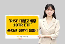RISE 대형고배당10TR ETF, 순자산 5000억 돌파…대형주 효과