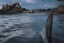 허리케인과 식인 상어의 총공습, 장르적 쾌감에 집중한 ‘스래시’