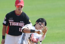 [포토] 김민석, 세리머니도 영화의 한 장면처럼
