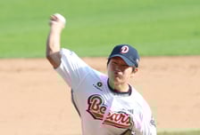 [포토] 김택연 '오늘도 8회 등판'