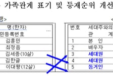 아이 이름 옆에 '배우자 자녀'라니…주민등록표 표기방식 바꾼다