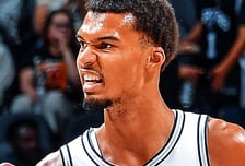 '224cm 신인류' NBA 역대 최초 기록, 웸반야마 만장일치 수비수상 "동료들이 없었다면..."