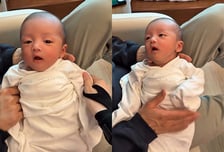 "누구 닮았어요?" 오상진♥김소영, 아들 첫 공개…누리꾼 감탄