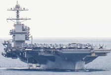 불나고 화장실 막히고..."가족 임종도 못봐" 미 항모 300일간 집 못갔다