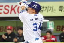 [포토] 최형우 '간결하게 좌전 안타'