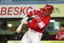 [포토] 박성한 '국대 클라스 콘택트'