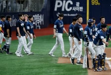 [포토] '아쉬운 1점차 패배' NC다이노스