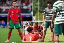 41세 호날두, 16세 아들과 함께 뛰나 "역대급 父子 투톱 뜬다"... 알 나스르 1군 콜업 '초읽기'