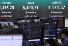 코스피 장중 강보합 전환…6410 첫 돌파