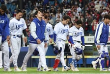 [포토] 원태인 '마음이 더 무겁다'