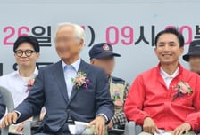 '부산 구포초' 체육대회서 만난 한동훈·박민식…하정우는 불참