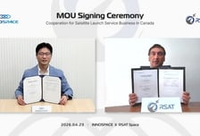 이노스페이스, 캐나다 RSAT와 맞손…북미 우주시장 공략 본격화