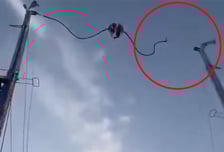 시속 160㎞ 놀이기구 케이블 '뚝'…높이 90m서 곤두박질[영상]