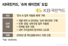 카드사도 AX 속도… KB국민카드, '슈퍼 에이전트' 도입한다