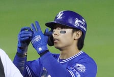 [포토] 김성윤, 쐐기 1타점 2루타