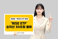 KB자산운용, RISE ETF 순자산 30조 돌파…4개월 만에 47%↑