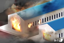 경기 남양주시 단열재 제조공장서 화재…당국 '대응 1단계' 발령