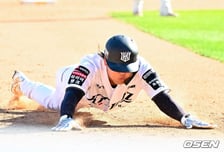 '어린이날 최저 승률' KT, 롯데 5-4 꺾고 선두 수성! 김상수 기습 3루 진루→대타 권동진 결승타 [수원 현장리뷰]