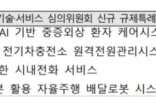 중증외상센터 응급처치, 의료 AI에 활용…시내전화에 LTE 도입도