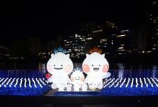 하남 미사호수공원서 감성 야간전시 빛방울뜰 개막…"6월까지 즐겨요"