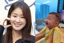 '이혼 후 출산' 이시영, 둘째 얼굴 최초 공개…환한 눈웃음
