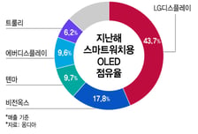 '스마트워치' LCD 밀어내는 OLED…LG디스플레이 기대 커진다